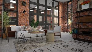 mieszkanie w stylu loft